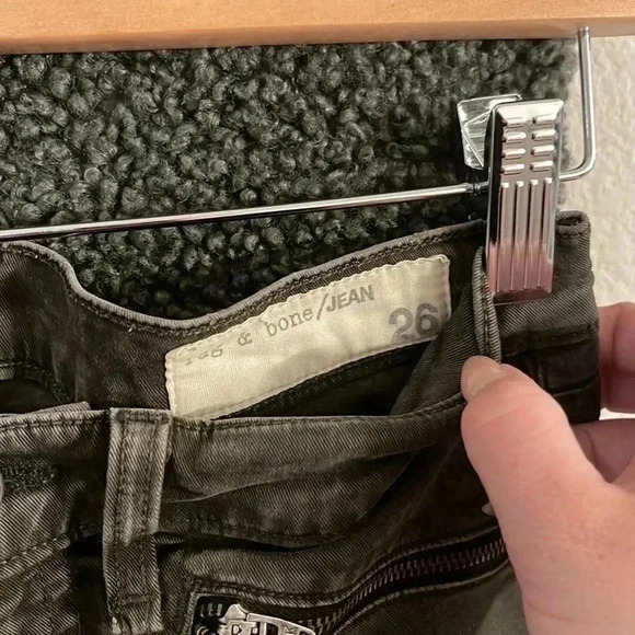 rag & bone green jeans - Picture 3 of 4